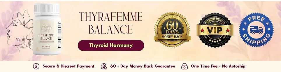Thyrafemme Balance seals: 60-day money-back guarantee and free shipping